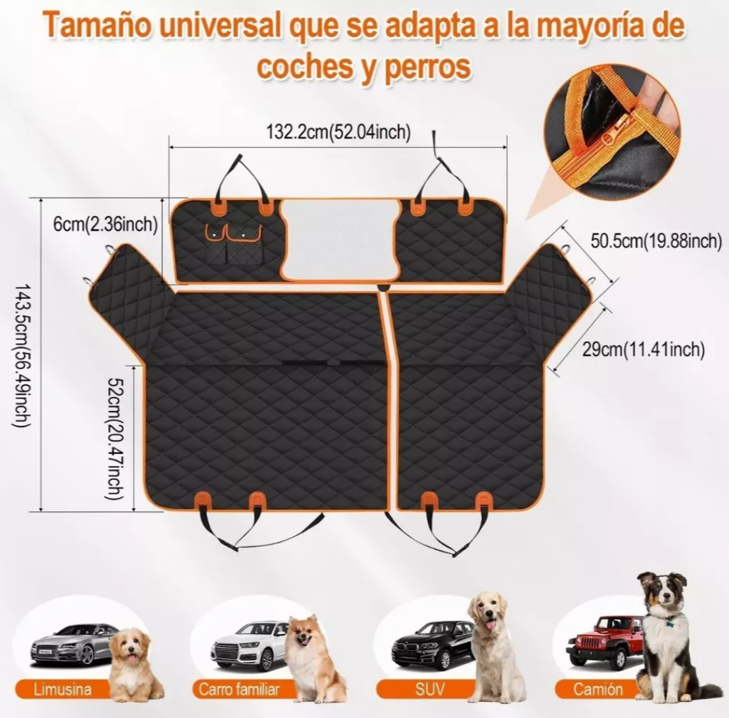 Protector de Sillas Carro (Mascotas)
